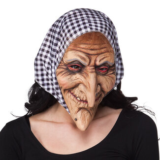 Boland Latex gezichtsmasker Heks