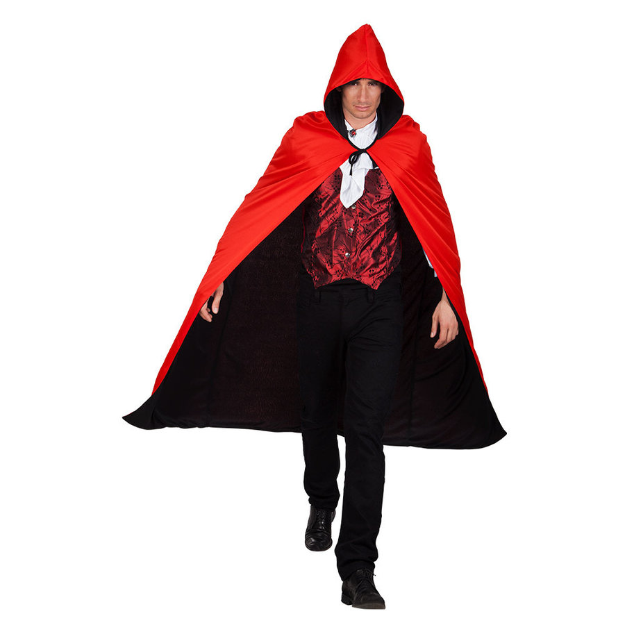 Cape Twilight zwart/rood omkeerbaar (170 cm)-3