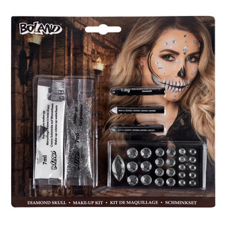 Boland Make-up kit Diamantenschedel