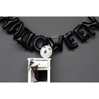 Folatex Folieballonnen 'Halloween' Zwart 40cm - 9 stuks