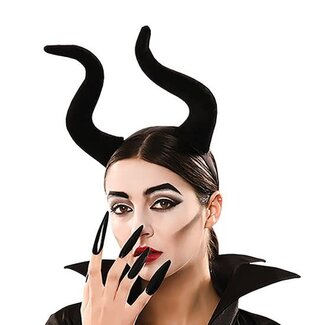 Haza-Witbaard Diadeem Maleficent Hoorns