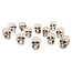 Boland Set 12 Schedeltjes - 4 x 3 cm