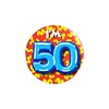 Button - i'm 50
