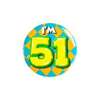 Paperdreams Button - i'm 51