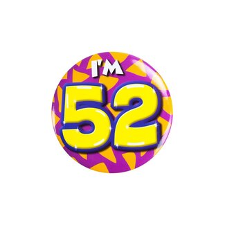 Paperdreams Button - i'm 52