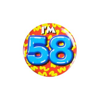 Paperdreams Button - i'm 58