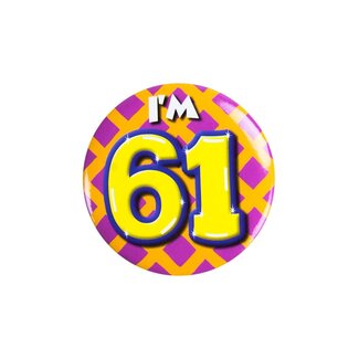 Paperdreams Button - I'm 61
