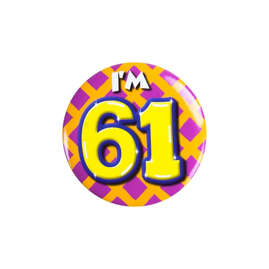 Button - I'm 61-1