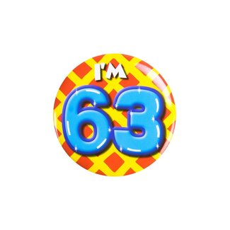 Paperdreams Button - I'm 63