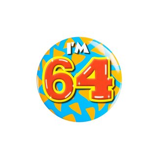 Paperdreams Button - I'm 64