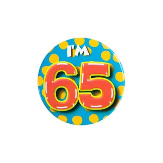 Paperdreams Button - I'm 65