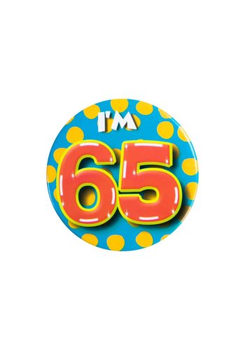 Button - I'm 65 