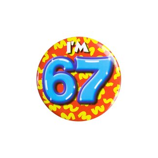 Paperdreams Button - I'm 67