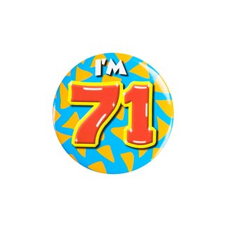Paperdreams Button - I'm 71