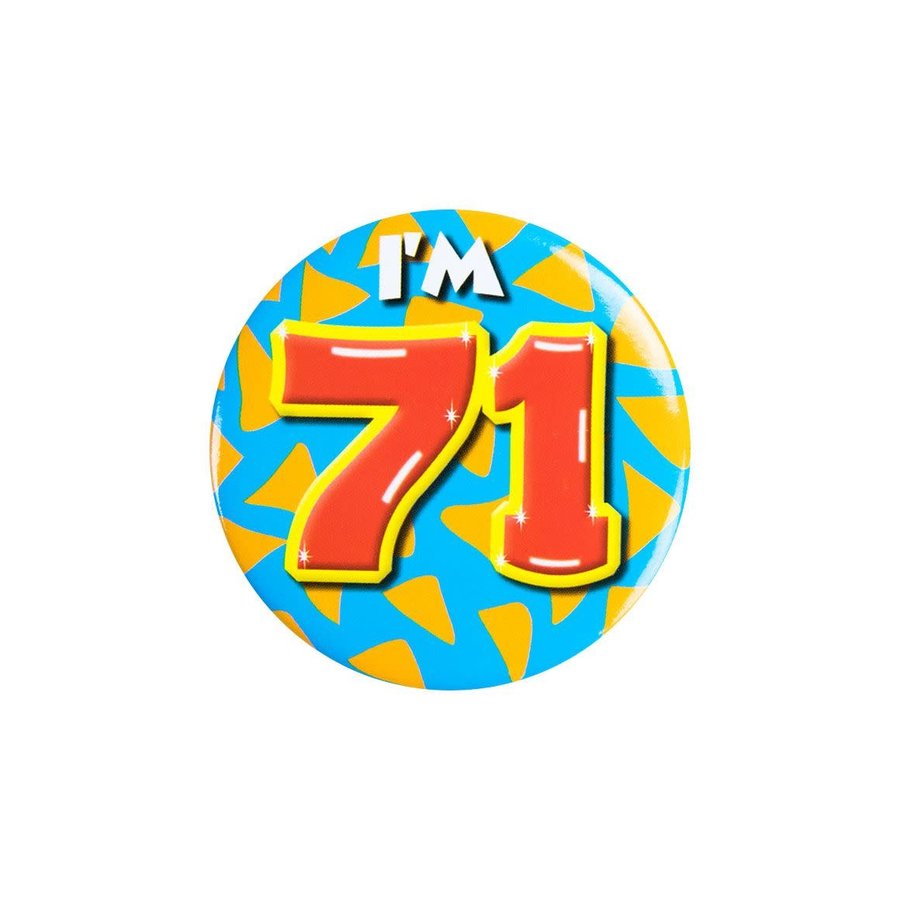 Button - I'm 71-1