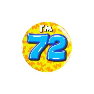 Paperdreams Button - I'm 72