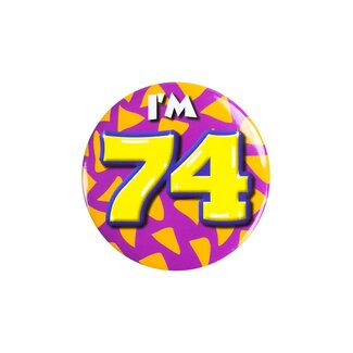 Paperdreams Button - I'm 74