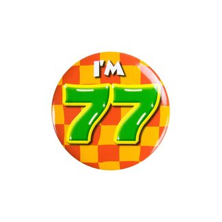 Paperdreams Button - I'm 77