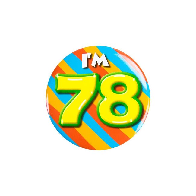 Button - I'm 78