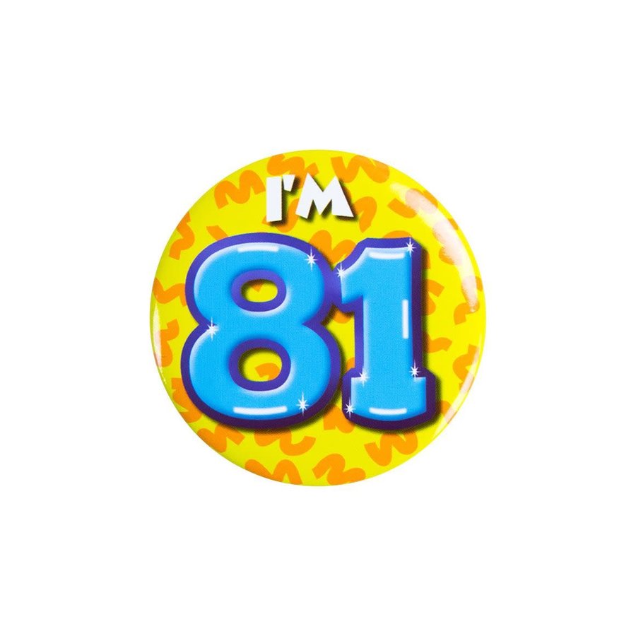 Button - I'm 81-1