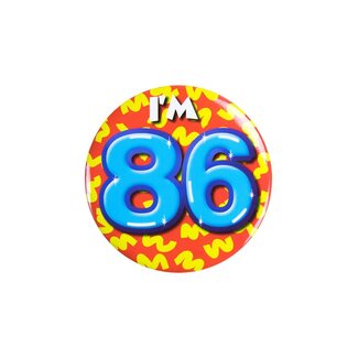 Paperdreams Button - I'm 86