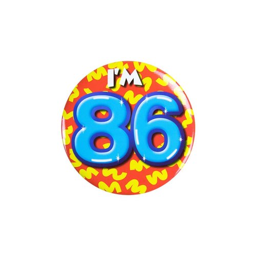 Button - I'm 86 