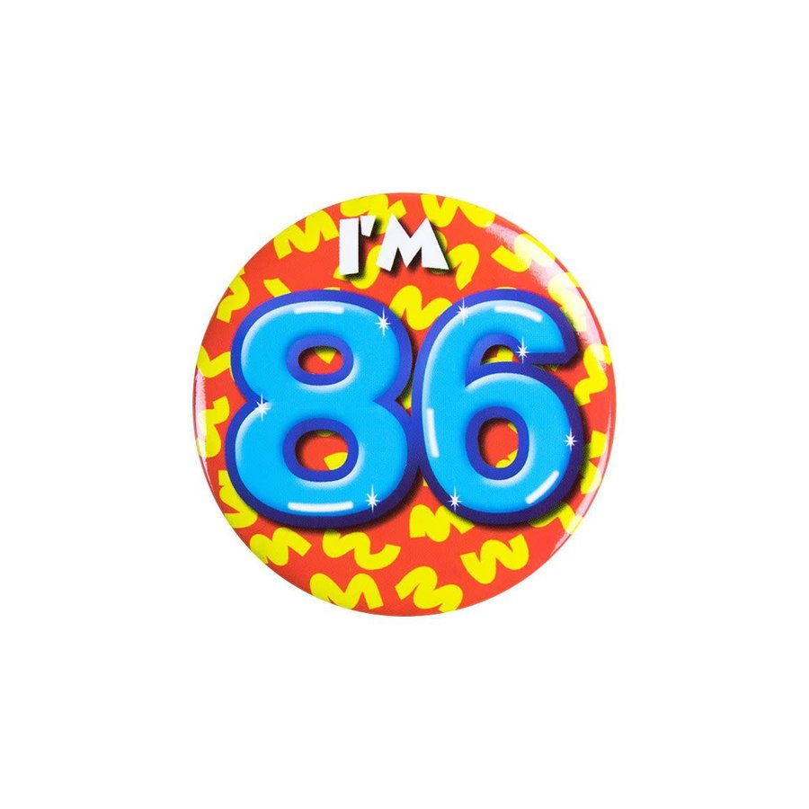 Button - I'm 86-1