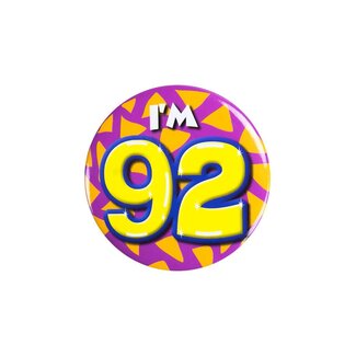Paperdreams Button - I'm 92