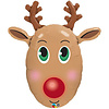 Qualatex Folieballon Red Nose Reindeer