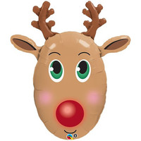 Folieballon Red Nose Reindeer