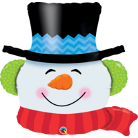 Folieballon Smiling Snowman