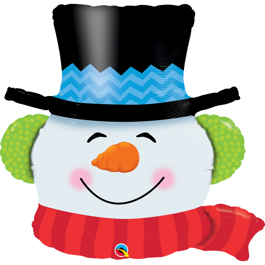 Folieballon Smiling Snowman-1