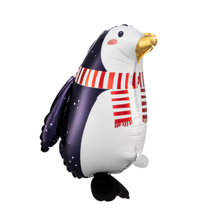 PartyDeco Folieballon Walking Pet Pinquin - 29x42cm