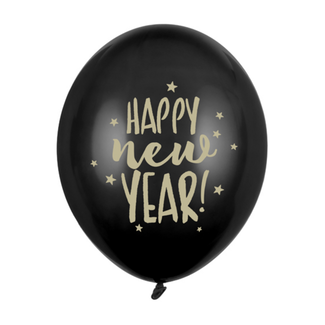 PartyDeco Ballonnen - Happy New Year