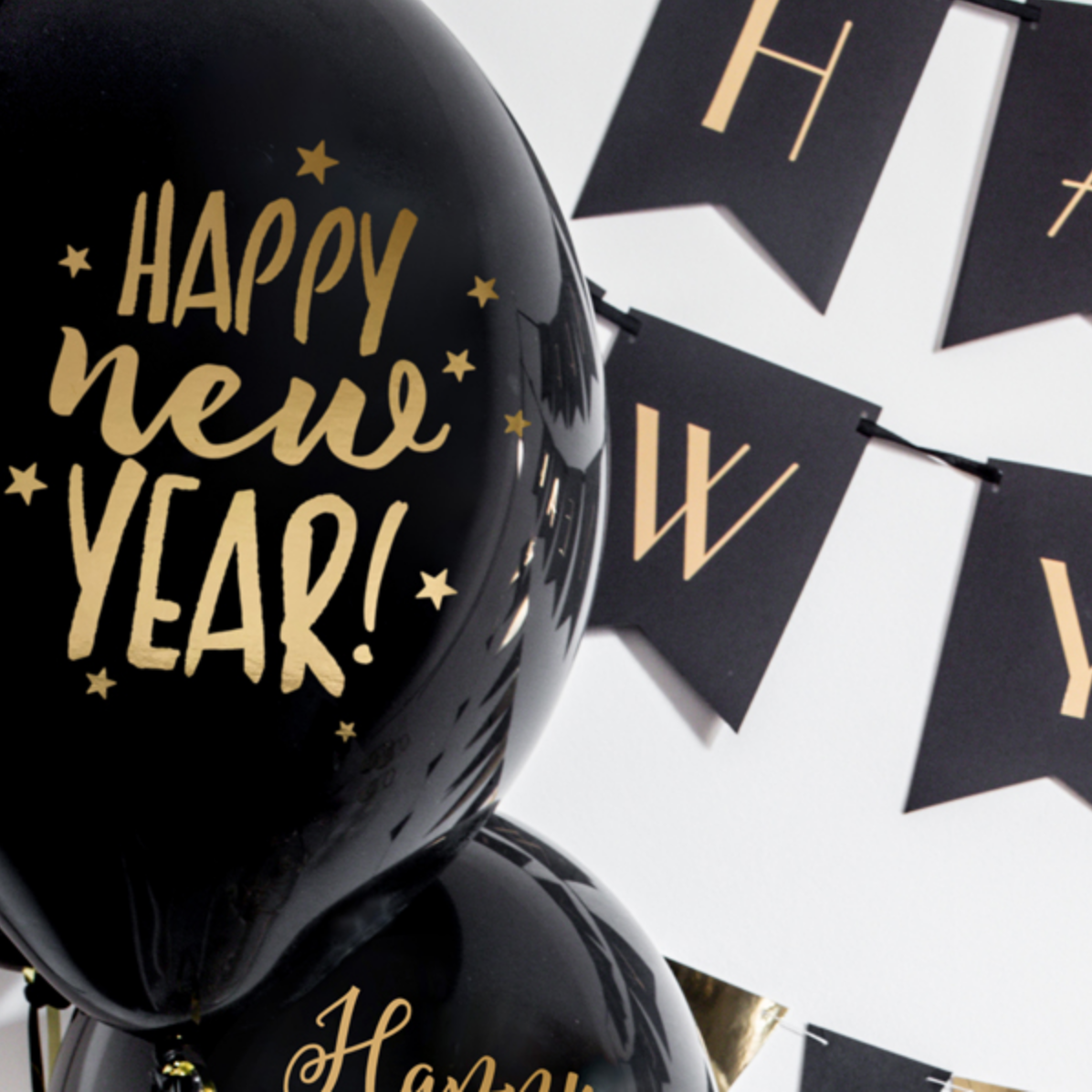 Oud & nieuw ballonnen voor feestelijke New Year decoratie
