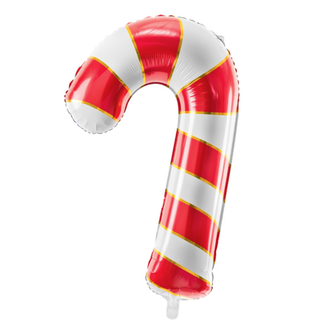 PartyDeco Folieballon Candy Cane - 50x82cm