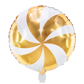 PartyDeco Folieballon Candy Gold - 35cm