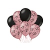 Ballonnen 25 - Rosé Gold & Black - 8 st