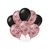 Ballonnen 60 - Rosé Gold & Black - 8 st