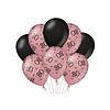 Ballonnen 80 - Rosé Gold & Black - 8 st
