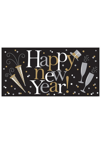 Banner Happy New Year - 165x85cm 