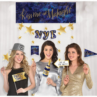 Amscan Photo Booth Kit Midnight NYE