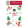 Amscan 14 Window Decorations Snowman Vinyl - 43.1 x 30.5 cm