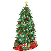 thumb-Scene Setter Add-On Christmas Tree Plastic-2