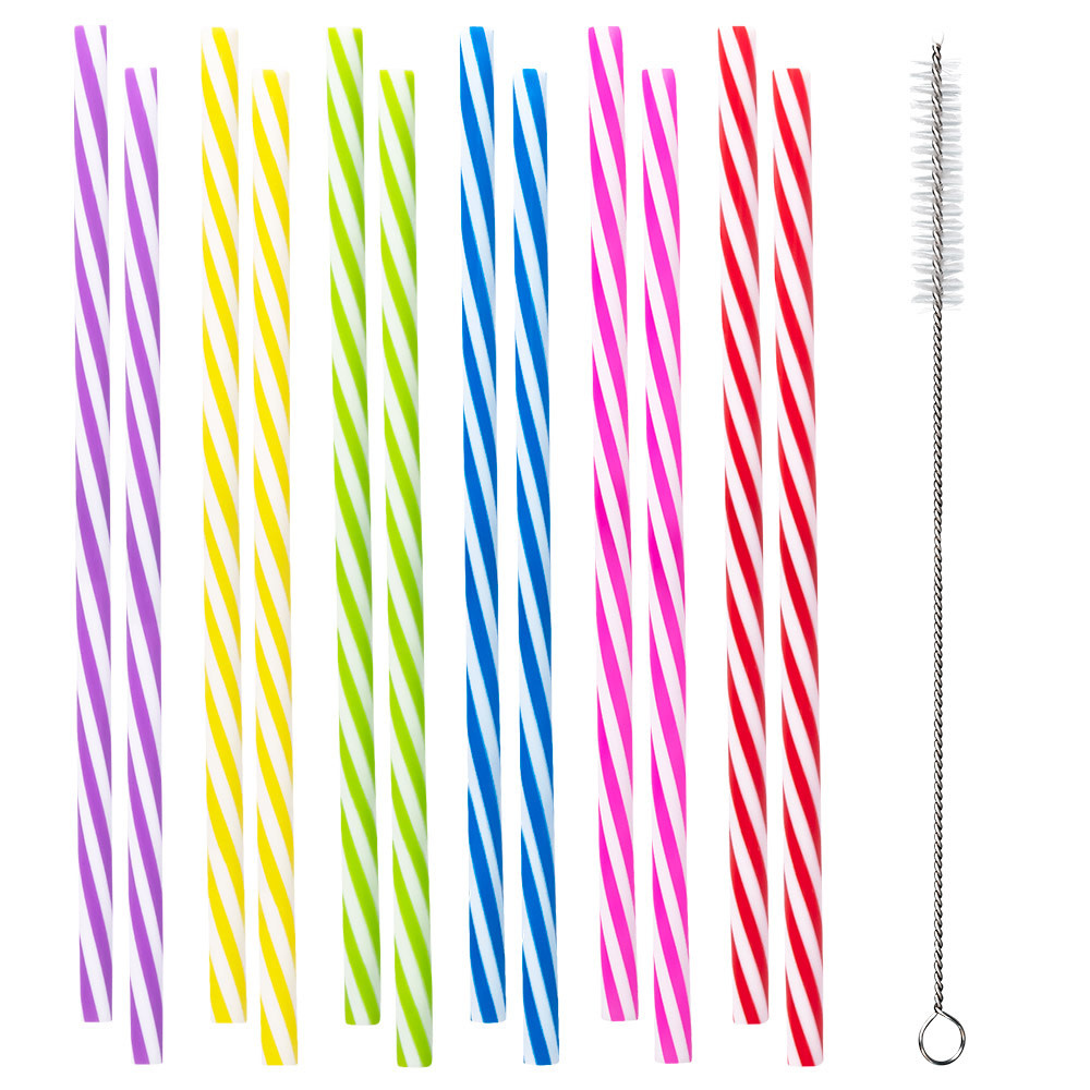 Cocktail rietjes drinkrietjes dik plastic rietjes met knik 16 stuks Cocktail rietjes drinkrietjes dik plastic rietjes met knik 16 stuks