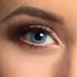 12 Maanden lenzen - Aqua Blauw