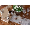 Tafel Loper Glitter - Zilver