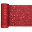 Tafel Loper Glitter - Rood