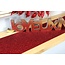 Tafel Loper Glitter - Rood