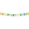 Letterslinger "Happy Birthday" Retro - 1,6 mtr